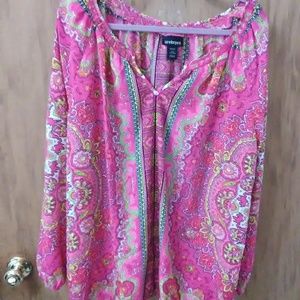 Lane Bryant Boho Style Blouse 22/24